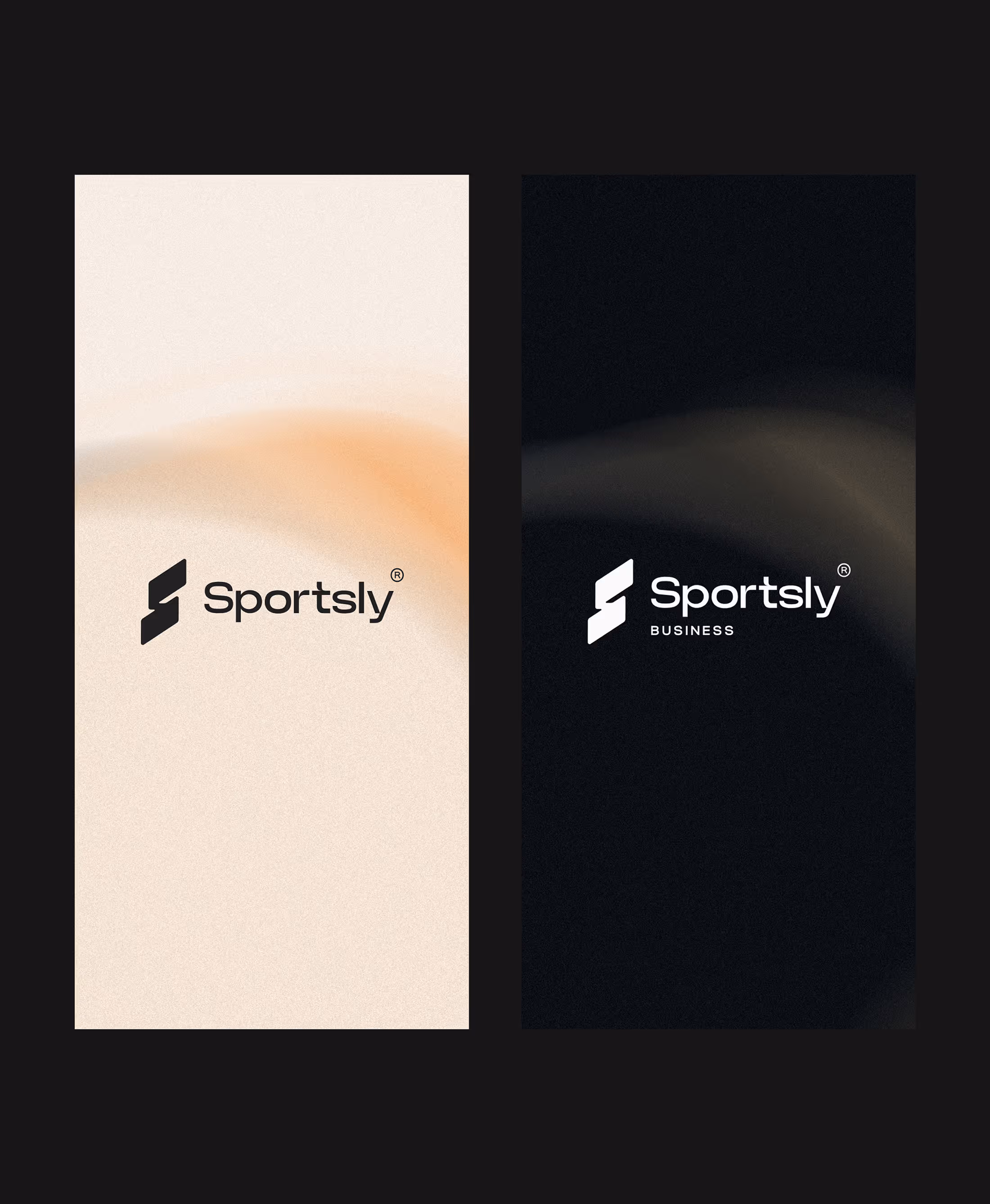 Ekrany z logo brandu